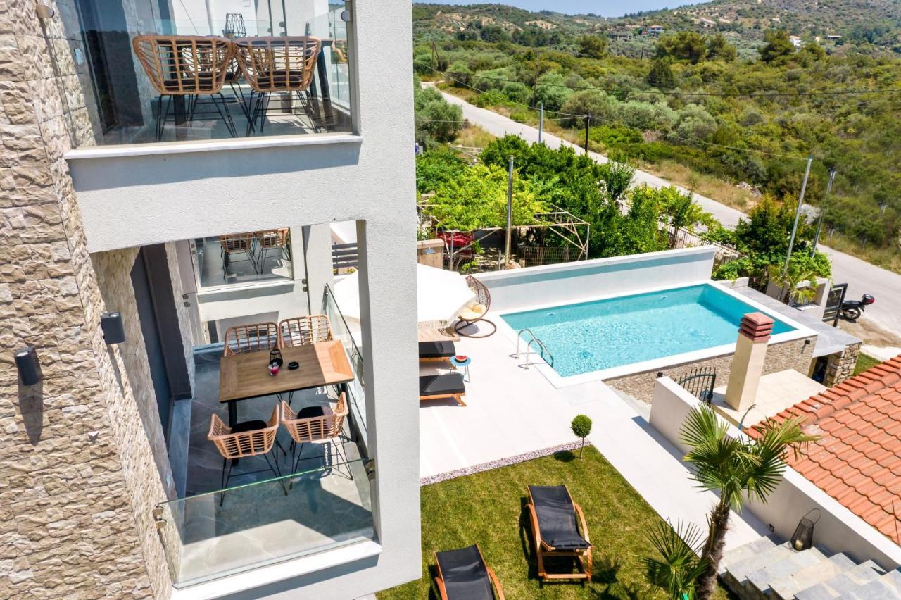 Appartamento Aigli Skala Maries Deluxe Skála Marión Esterno foto