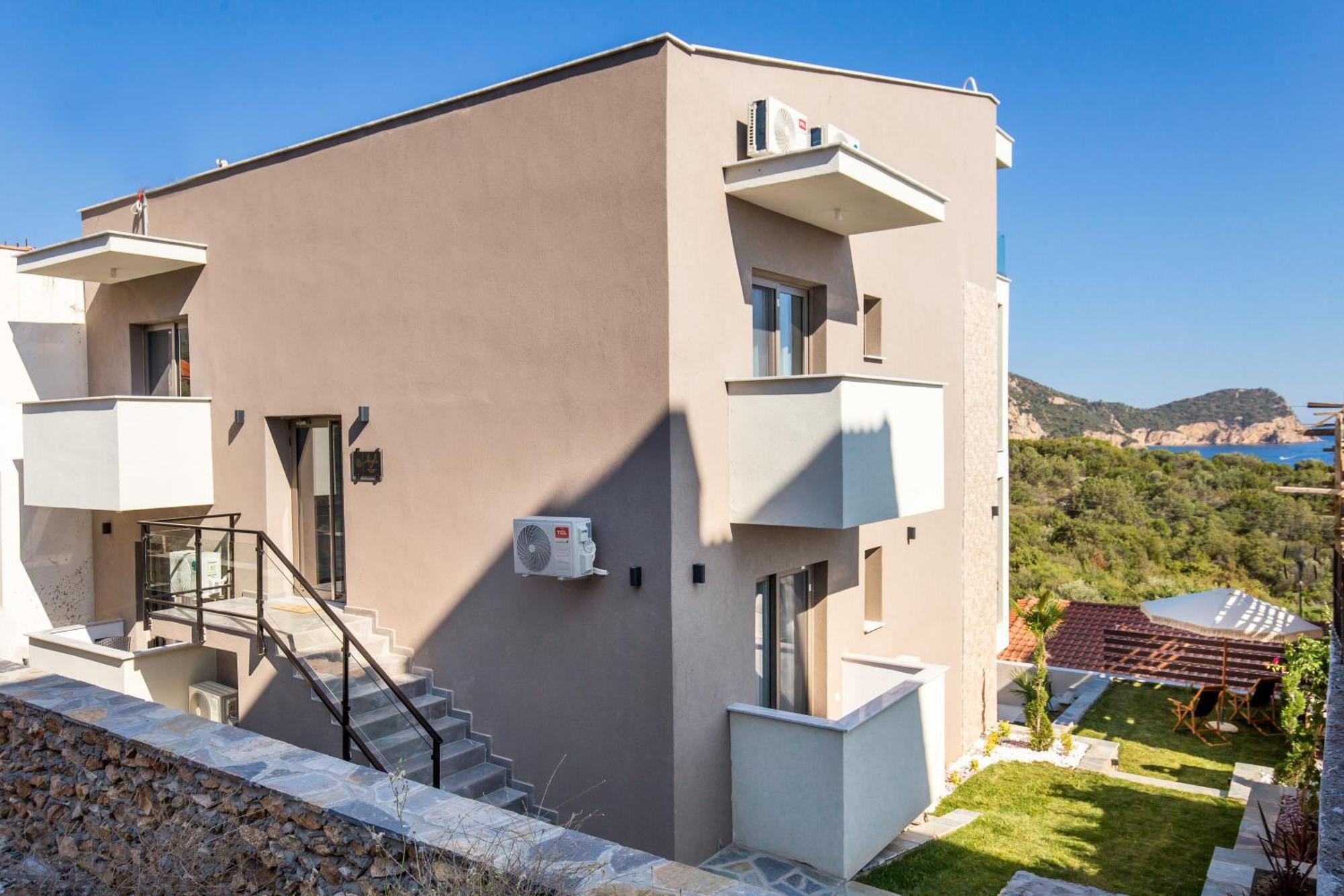 Appartamento Aigli Skala Maries Deluxe Skála Marión Esterno foto