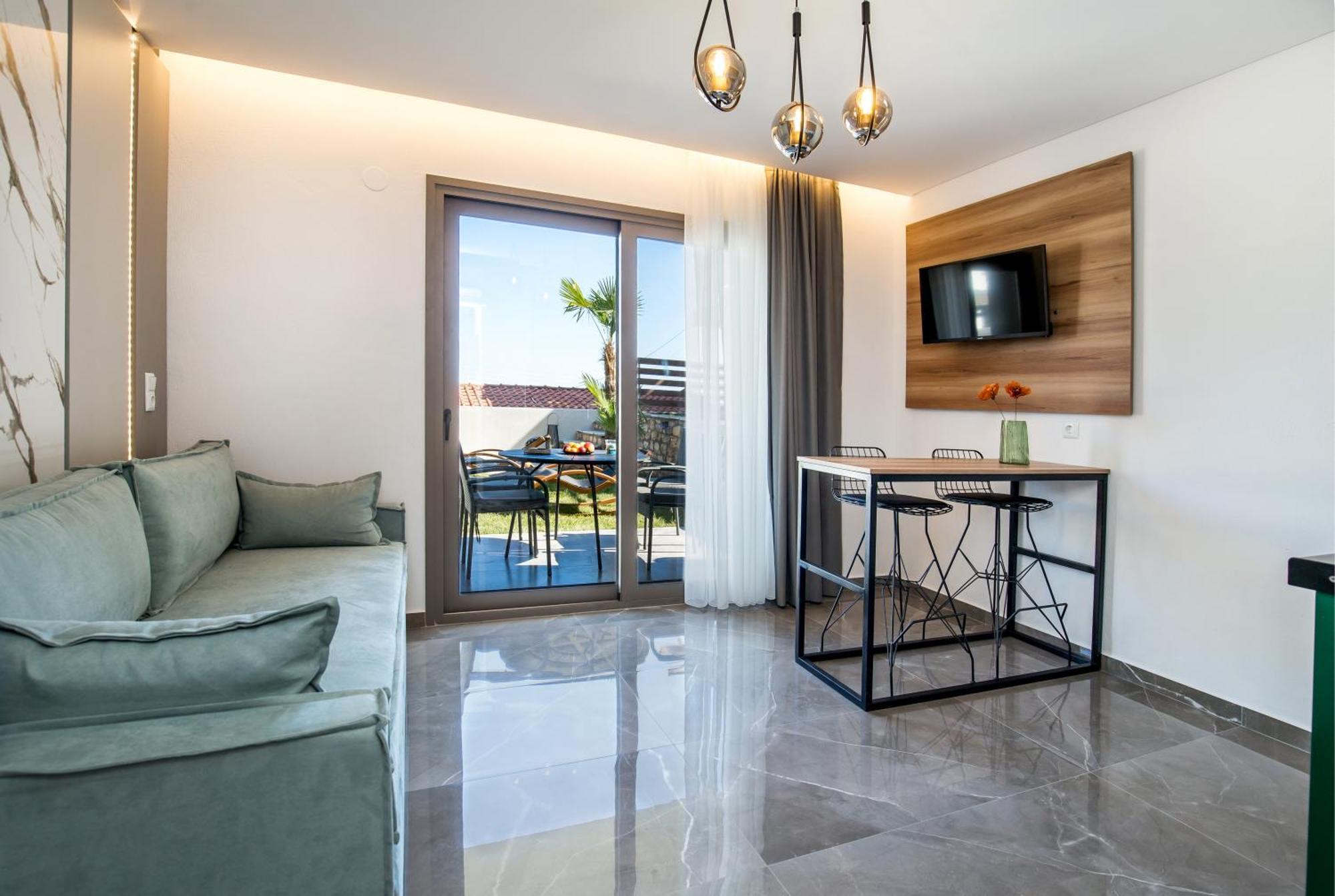 Appartamento Aigli Skala Maries Deluxe Skála Marión Esterno foto