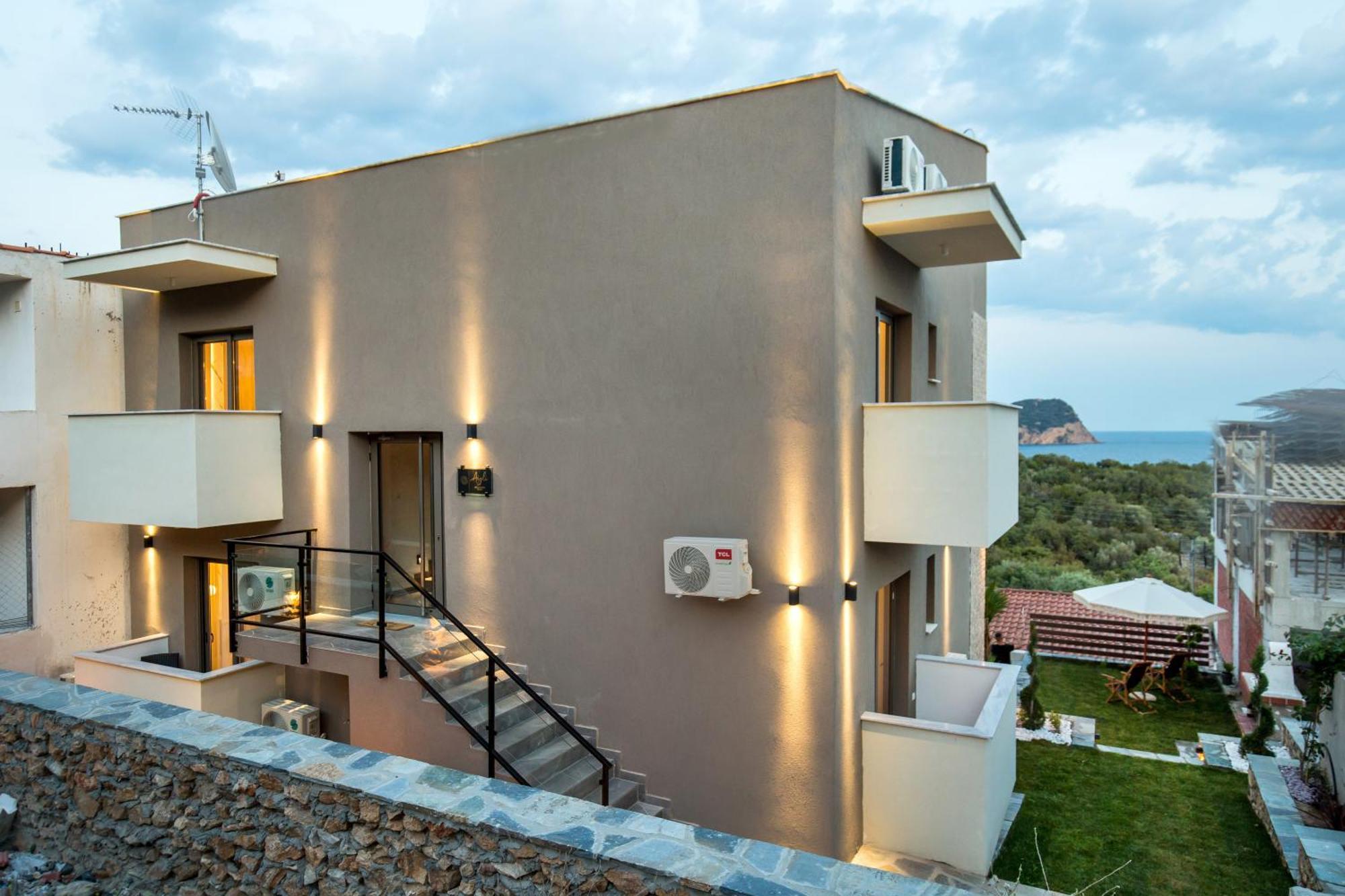 Appartamento Aigli Skala Maries Deluxe Skála Marión Esterno foto