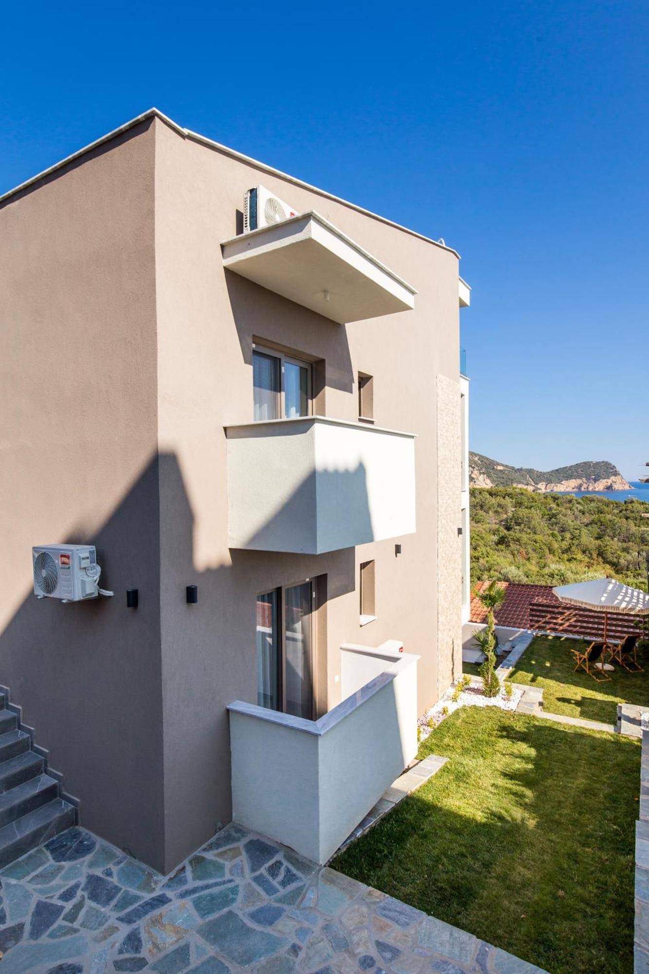 Appartamento Aigli Skala Maries Deluxe Skála Marión Esterno foto